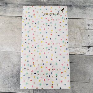 NWT - Papyrus Confetti Paper Napkins - Set of 32